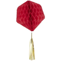 Best Gifi Suspension en papier rose de forme géométrique x 3