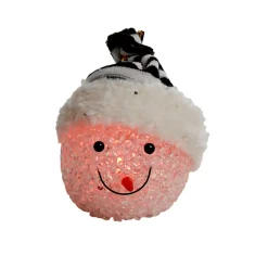 Gifi Suspension lumineuse bonhomme de neige 1 led multicolore^ Décoration Extérieure De Noël