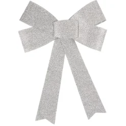 Gifi Suspension noeud de Noël pailleté argent^ Décoration Intérieure De Noël