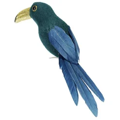 Gifi Suspension perroquet vert et bleu décoration de Noël^ Décoration Sapin