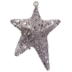 Gifi Suspension pour sapin de Noël étoile filante paillettée^ Décoration Sapin