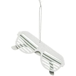 Gifi Suspension pour sapin de Noël lunettes pailletée^ Décoration Sapin