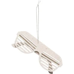 Gifi Suspension pour sapin de Noël lunettes pailletée^ Décoration Sapin