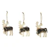 Gifi Suspension Renne Noël x3^ Décoration Sapin