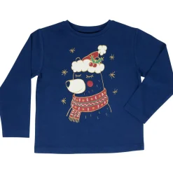 Gifi Tee shirt de Noël à manches longues pour enfant^ Déguisement Et Tenue De Noël