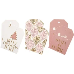 Gifi Étiquette cadeau motifs dorés x6^ Loisirs Créatifs Et Emballage Cadeau