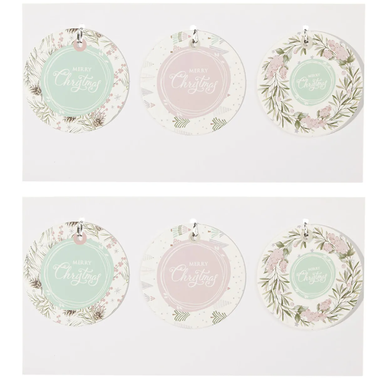 Gifi Étiquette cadeau Noël design jardin d'hiver x6^ Loisirs Créatifs Et Emballage Cadeau