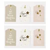 Gifi Étiquette cadeau Noël doré x6^ Loisirs Créatifs Et Emballage Cadeau