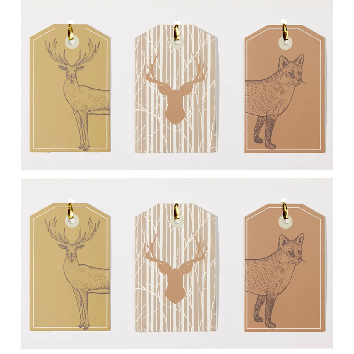 Gifi Étiquette cadeau Noël thème nature x6^ Loisirs Créatifs Et Emballage Cadeau