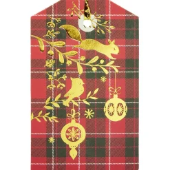 Gifi Étiquette cadeau Noël Tradition x6^ Loisirs Créatifs Et Emballage Cadeau