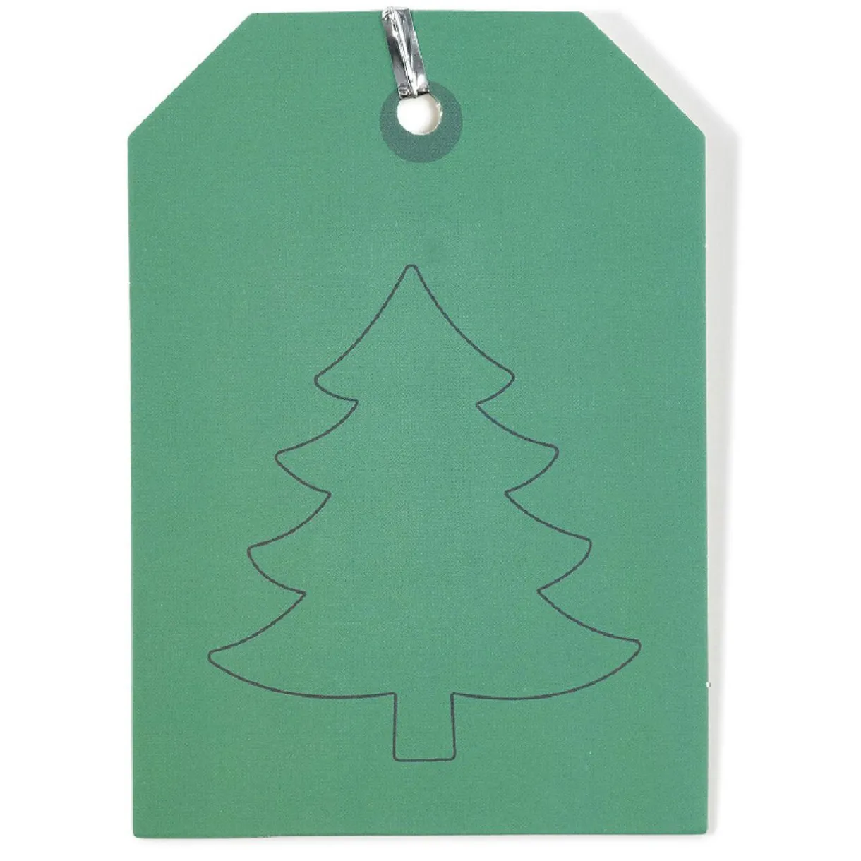 Gifi Étiquette pour paquet cadeau Noël Vert Naturel x6^ Loisirs Créatifs Et Emballage Cadeau