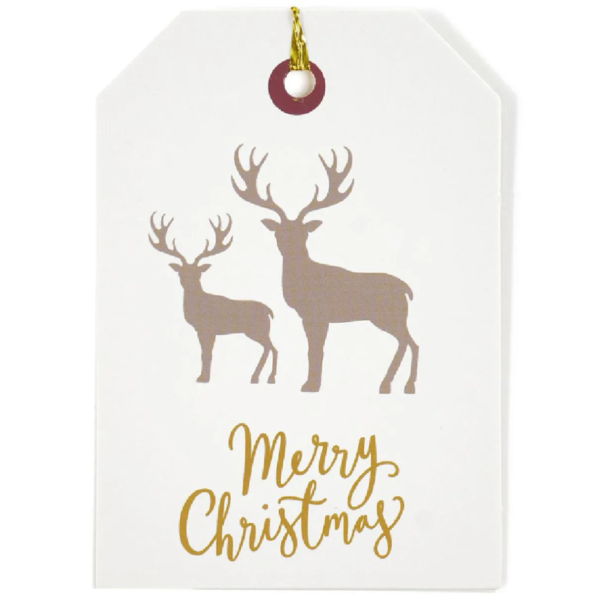 Gifi Étiquette pour paquet cadeau Noël Hiver Nature x6^ Loisirs Créatifs Et Emballage Cadeau