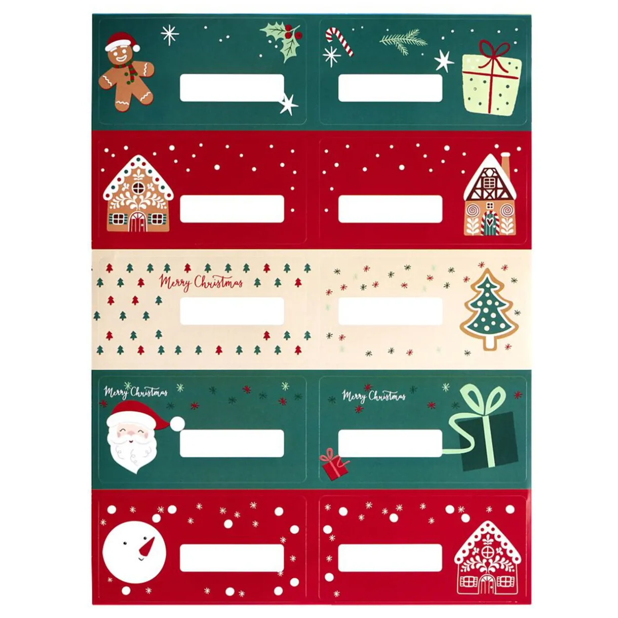 Gifi Étiquette pour paquet cadeau Noël 10 pièces^ Loisirs Créatifs Et Emballage Cadeau