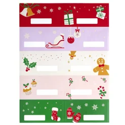 Gifi Étiquette pour paquet cadeau Noël enfant 10 pièces^ Loisirs Créatifs Et Emballage Cadeau