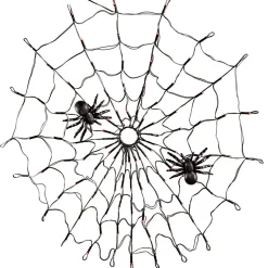 Outlet Gifi Toile d'araignée lumineuse 100 LED orange Ø78cm