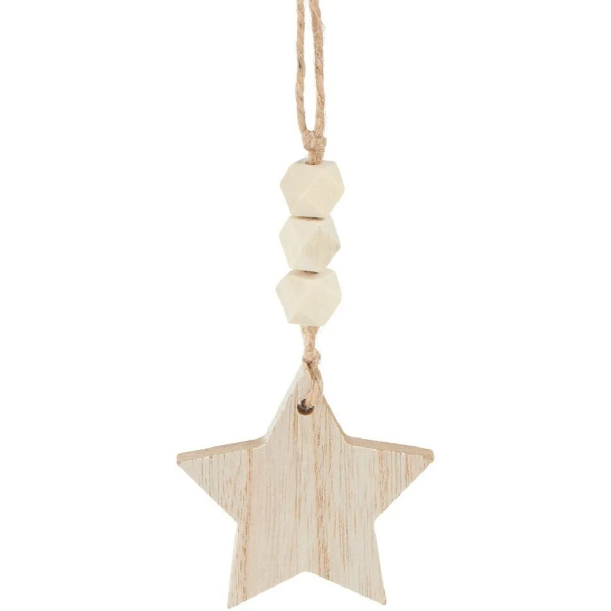 Hot Gifi Étoile de Noël à suspendre naturelle