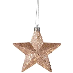 Gifi Étoile de Noël à suspendre paillettes^ Décoration Sapin