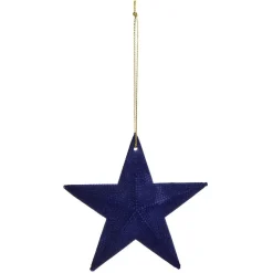 Gifi Étoile de Noël en velours^ Décoration Sapin