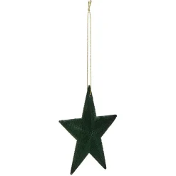 Gifi Étoile de Noël en velours^ Décoration Sapin