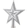 Gifi Étoile tête de sapin en plastique Gris argenté^ Décoration Sapin