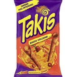 Outlet Gifi Tortillas roulées Takis queso volcano goût fromage épicé 100gr