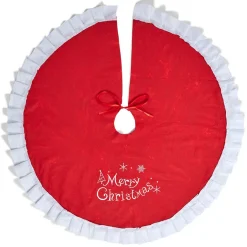 Gifi Tour de sapin de Noël en feutre Merry Christmas