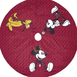 Best Gifi Tour de Sapin Disney Mickey Minnie Pluto rouge Ø121cm