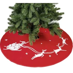 Gifi Tour de sapin en feutrine lumineux ø90 cm