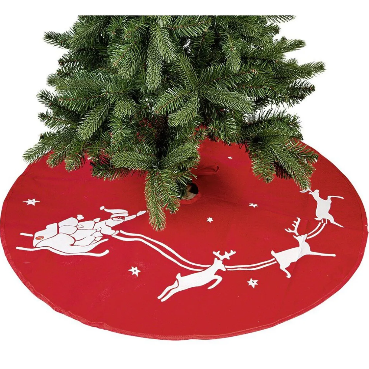 Gifi Tour de sapin en feutrine lumineux ø90 cm