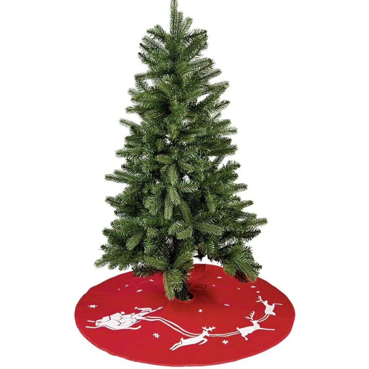 Gifi Tour de sapin en feutrine lumineux ø90 cm