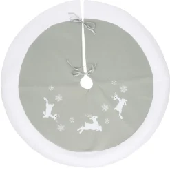 Online Gifi Tour de sapin gris rennes et flocons