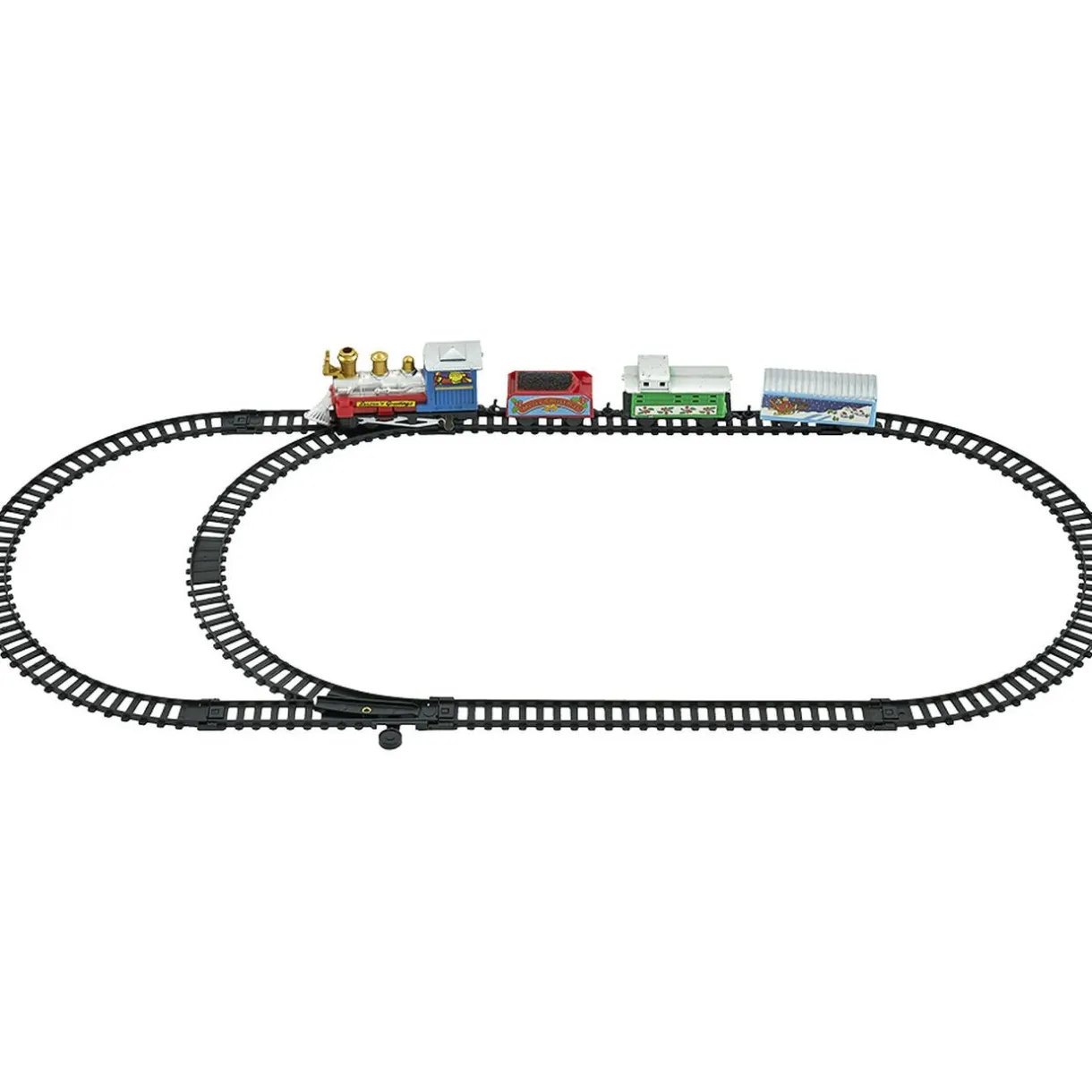 Gifi Train de Noël électrique 4 wagons^ Décoration Intérieure De Noël