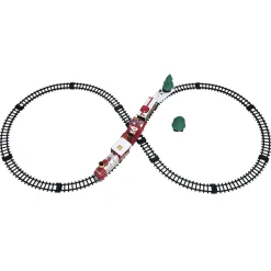 Gifi Train de Noël lumineux et musical 22 pièces^ Décoration Intérieure De Noël