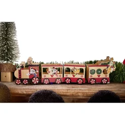 Gifi Train Disney Mickey en bois L38cm^ Décoration Intérieure De Noël