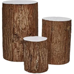 Gifi Tronc Arbre a poser marron polystyrène^ Décoration Intérieure De Noël