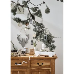 Gifi Tête de renne grise à suspendre^ Décoration Sapin