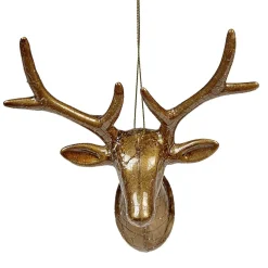 Best Gifi Tête de Renne marron craquelé à suspendre