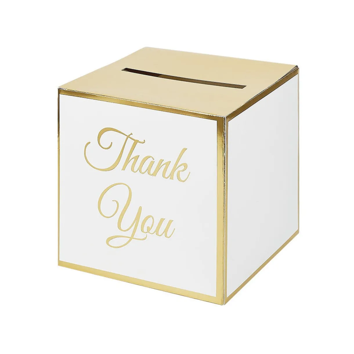 Gifi Urne à enveloppe Thank You 25x25cm^ Loisirs Créatifs Et Emballage Cadeau