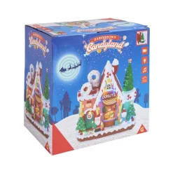 Gifi Usine à donuts animée lumineuse et musicale 22x13xH21,5cm^ Décoration Intérieure De Noël