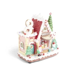 Gifi Usine à donuts animée lumineuse et musicale 22x13xH21,5cm^ Décoration Intérieure De Noël