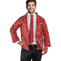 Gifi Veste de costume de Noël adulte^ Déguisement Et Tenue De Noël