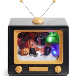 Online Gifi Village animé Halloween à piles télévision pumpkin park H19cm