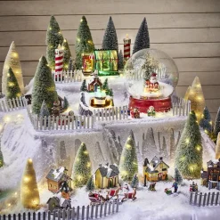 Gifi Village de Noël et personnages résine^ Décoration Intérieure De Noël