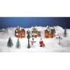 Gifi Village de Noël lumineux 10 pièces^ Décoration Intérieure De Noël