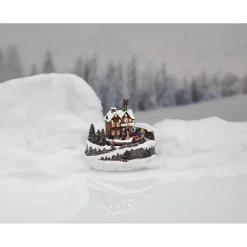 Gifi Village de Noël lumineux et animé 5 LED^ Décoration Intérieure De Noël