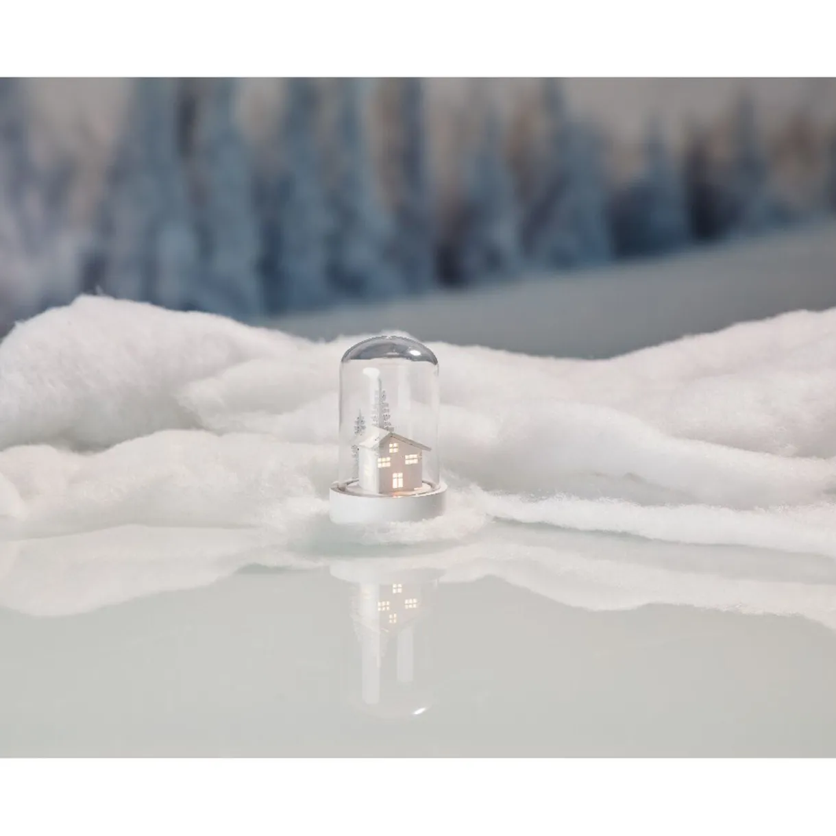 Gifi Village et clocher lumineux effet enneigé 1 LED^ Décoration Intérieure De Noël