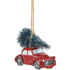 Gifi Voiture et son sapin à suspendre^ Décoration Sapin